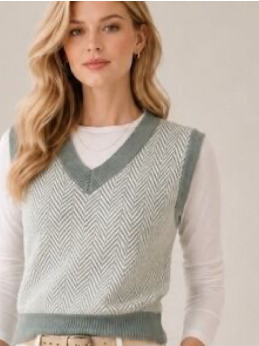 Sincerly Jules Stripe Sweater Vest